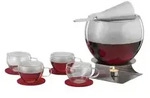 SIMAX Feuerzangenbowle , transparent/klar , Glas,Edelstahl,Textil