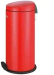 WESCO Abfallbeh&auml;lter , rot , Metall,Kunststoff , Ma&szlig;e (cm): H: 60 &Oslash;: 27