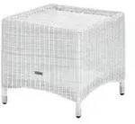 Zebra Hocker Loomus , wei&szlig; , Ma&szlig;e (cm): B: 48 H: 44 T: 48.0