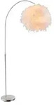 Globo Lighting Stehleuchte , silber , Ma&szlig;e (cm): B: 45 H: 196