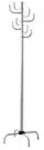 Garderobenst&auml;nder , silber , Metall , Ma&szlig;e (cm): B: 37 H: 180