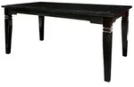 Esstisch , schwarz , Ma&szlig;e (cm): B: 160 H: 77