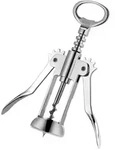Gefu Hebel-Korkenzieher VINOLI , silber , Metall , Ma&szlig;e (cm): B: 5,7 H: 4,4
