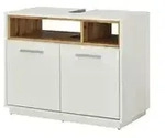 Waschbeckenunterschrank Maxsee , wei&szlig; , Ma&szlig;e (cm): B: 80 H: 64 T: 40.0