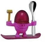 WMF Eierbecher McEgg , rosa/pink , Kunststoff,Edelstahl , Ma&szlig;e (cm): H: 11