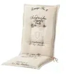 GO-DE Gartenm&ouml;bel-Auflage High Tea Sand , beige , Ma&szlig;e (cm): B: 50 H: 7