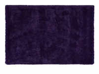 Tom Tailor Hochflor-Teppich Soft uni , lila/violett , Synthetische Fasern ,...