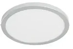 LED-Panel chrom-matt rund , silber , Ma&szlig;e (cm): H: 2 &Oslash;: 30