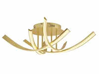 Paul Neuhaus LED-Deckenleuchten, 4-flammig, goldfarben , gold , Maße (cm): B: 73 H: