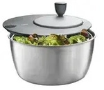 Gefu Salatschleuder ROTARE , silber , Kunststoff,Edelstahl , Ma&szlig;e (cm): H: 17,9 
