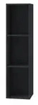 Regal Platto , schwarz , Ma&szlig;e (cm): B: 34 H: 107 T: 29.0