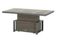 Siena Garden Lift-Tisch Corido , grau , Maße (cm): B: 90 H: 47
