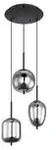 Globo Lighting Pendelleuchte , schwarz , Ma&szlig;e (cm): B: 46 H: 120 T: 46.0