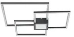 Trio LED-Deckenleuchte anthrazit , schwarz , Ma&szlig;e (cm): B: 65 H: 5 T: 65.0