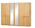 Woodford Dreht&uuml;renschrank Morgana , holzfarben , Ma&szlig;e (cm): B: 300 H: 216 T: 58.0