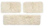 THEKO Flokati Wollteppich Flokos , beige , Wolle , Ma&szlig;e (cm): B: 70 H: 10
