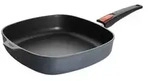 WOLL Gusspfanne viereckig Diamond Lite , schwarz , Aluminium-Guss , Ma&szlig;e (cm): B: 28