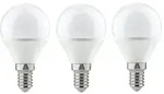 LED 3-er Pack Tropfen E14 4W 250lm 2700K , wei&szlig; , Ma&szlig;e (cm): H: 8 &Oslash;: 4.5