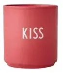 DESIGN LETTERS Becher , rosa/pink , Porzellan , Ma&szlig;e (cm): H: 8,5 &Oslash;: 8