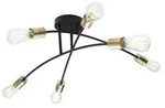 Globo Lighting Deckenleuchte , schwarz , Ma&szlig;e (cm): H: 26 &Oslash;: 70