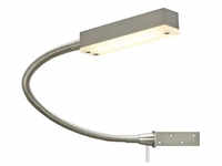 Fischer-Honsel LED-Bettleuchte, 1-flammig, Nickel matt , silber