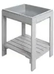 Roba Outdoor Kinder-Spieltisch Tiny , grau , Ma&szlig;e (cm): B: 38,5 H: 50 T: 31.8