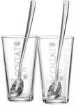 Ritzenhoff & Breker Latte Macchiato Gl&auml;serset , transparent/klar , Glas , Ma&szlig;e
