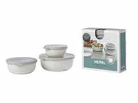 Mepal Multischüssel-Set Cirqula , weiß , Kunststoff , Maße (cm): B: 19,2 H:...