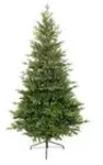 Weihnachtsbaum , gr&uuml;n , Kunststoff,Metall , Ma&szlig;e (cm): H: 150 &Oslash;: 97