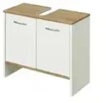 Waschbeckenunterschrank Stechlinsee , wei&szlig; , Ma&szlig;e (cm): B: 62 H: 54 T: 28.0