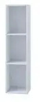 Regal Platto , wei&szlig; , Ma&szlig;e (cm): B: 34 H: 107 T: 29.0