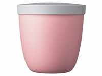 Mepal Snackpot To Go Ellipse , rosa/pink , Kunststoff , Maße (cm): H: 10,8 ...