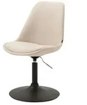 Drehstuhl drehbar Maverick , creme , Ma&szlig;e (cm): B: 48 H: 76