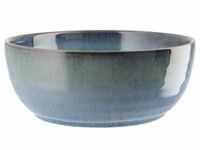 ASA SELECTION Schale Poke Bowl , blau , Steinzeug , Maße (cm): H: 7 Ø: 18