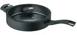 Berndes Schmorpfanne mit Deckel 28cm b.green , schwarz , Aluminium &Oslash;: 28