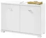 uno Waschbeckenunterschrank Polsensee , wei&szlig; , Ma&szlig;e (cm): B: 80 H: 57 T: 30.0