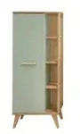 Midischrank Dehmsee , gr&uuml;n , Ma&szlig;e (cm): B: 50,5 H: 128
