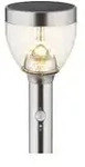 Globo Lighting Solarleuchte , grau , Ma&szlig;e (cm): H: 55 &Oslash;: 15