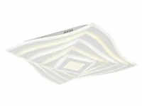 Fischer-Honsel LED-Deckeneuchte, weiß, mit Fernbedienung und Backlight , weiß ,