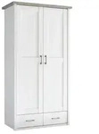 Kleiderschrank Toran , wei&szlig; , Ma&szlig;e (cm): B: 106 H: 201 T: 55.0