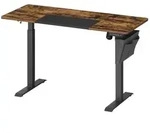Schreibtisch , braun , Ma&szlig;e (cm): B: 140 H: 120