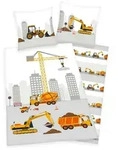 Bettw&auml;sche-Set Baustelle , mehrfarbig , Ma&szlig;e (cm): B: 135 H: 1
