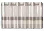 Panneaux , grau , Synthetik , Ma&szlig;e (cm): B: 140 H: 50