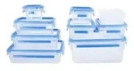 emsa Frischhaltedosenset Clip & Close , transparent/klar , Kunststoff
