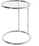 Beistelltisch Hanau , silber , Ma&szlig;e (cm): H: 55 &Oslash;: 45