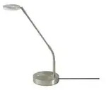 Fischer-Honsel LED-Schreibtischleuchte Nickel-matt mit Dimmer , silber ,...