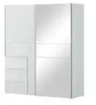 Schwebet&uuml;renschrank Widnes , wei&szlig; , Ma&szlig;e (cm): B: 170 H: 200 T: 61.0
