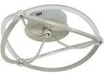 Trio LED-Deckenleuchte Nickel-matt geschwungen Charivari , silber , Ma&szlig;e...