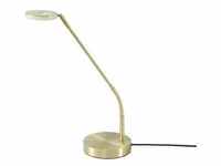 Fischer-Honsel LED-Schreibtischleuchte, Messing-matt mit Dimmer , gold , Maße (cm):