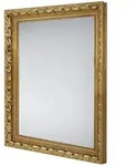 Spiegel Serle , gold , Glas,Aluminium,Holzwerkstoff , Ma&szlig;e (cm): B: 55 H: 70...